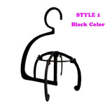Nunify Plastic Wig Stand Portable Wig Head Stand Black Pink Wig Hang Holder Stand Durable Hair Display Tools Wig Accessories - Dazzling Beauty Solution