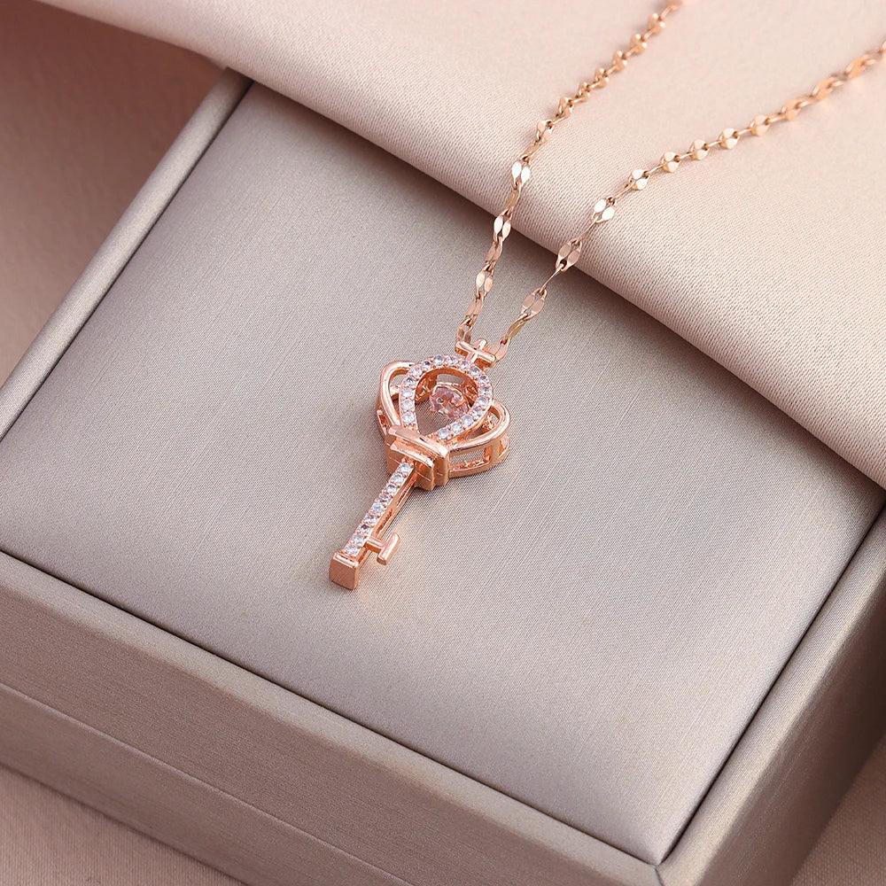 Sweet Sexy Beating Heart Pendant Necklace – Stainless Steel Luxury Jewelry - Dazzling Beauty Solution