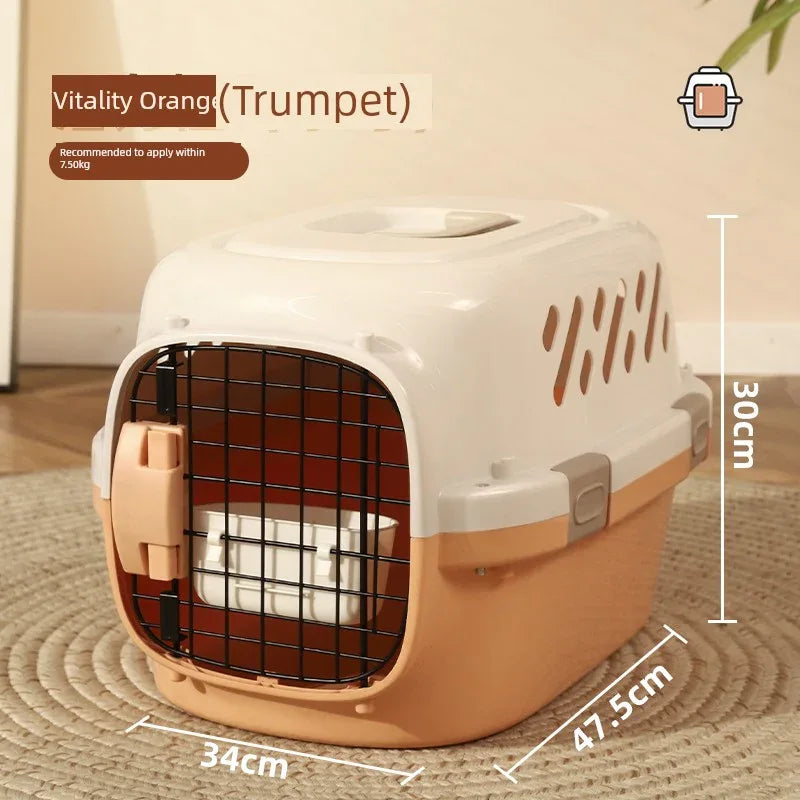 Portable Cat Flight Case & Dog Carrier - Dazzling Beauty Solution