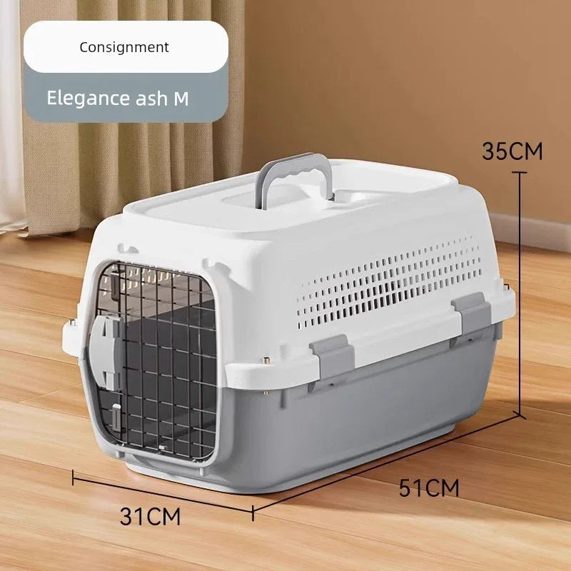 Portable Cat & Dog Flight Case Carrier - Dazzling Beauty Solution
