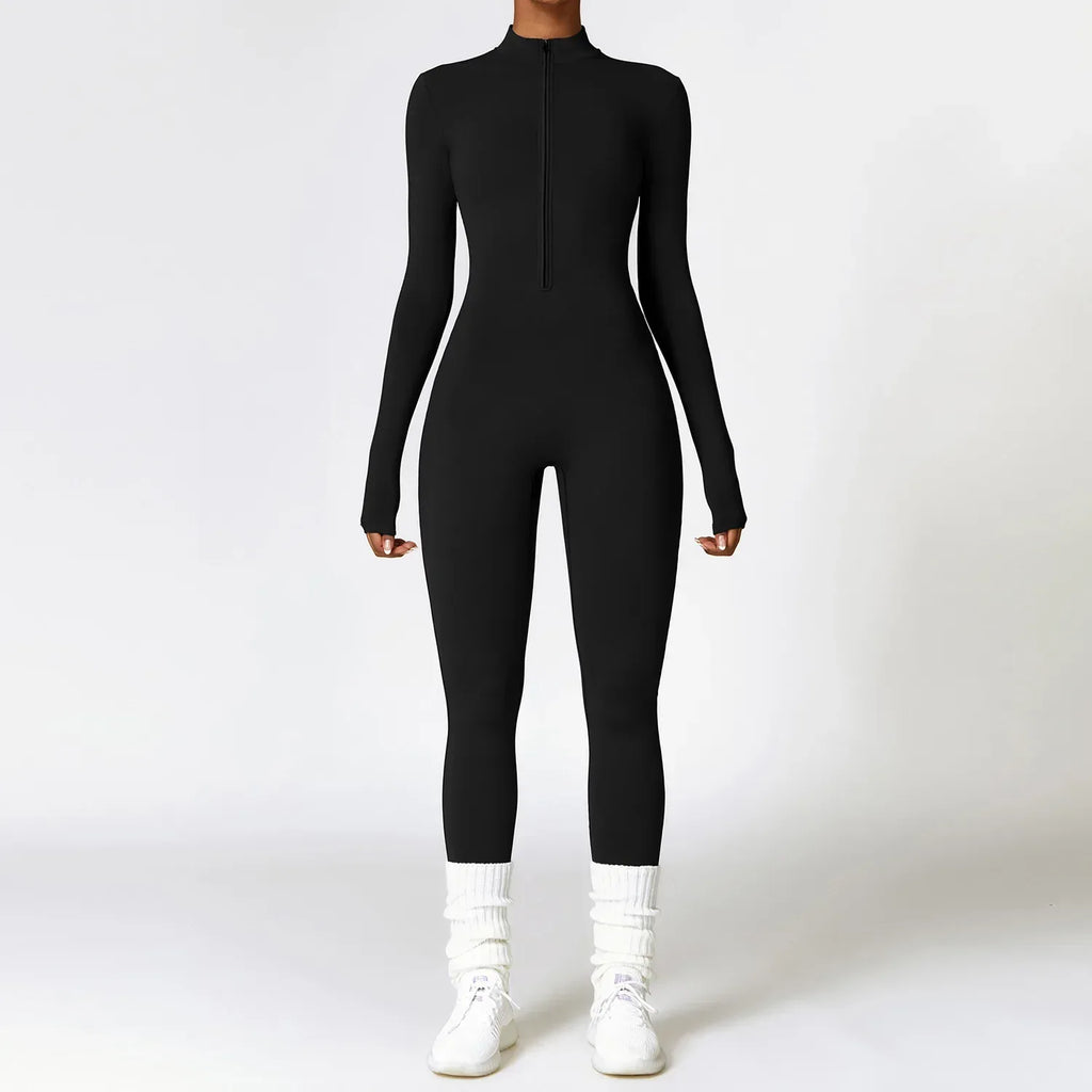 Velvet Yoga Jumpsuit for Women – Soft One-Piece Activewear - Dazzling Beauty Solution
