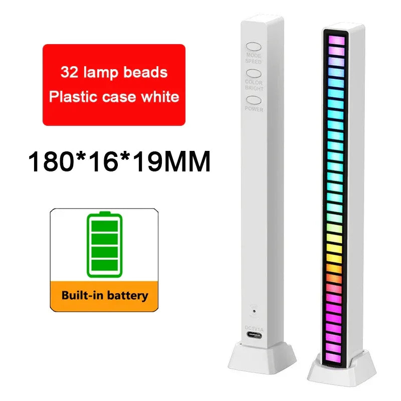 RGB Music Rhythm LED Light – Sound Reactive with App Control - Dazzling Beauty Solution