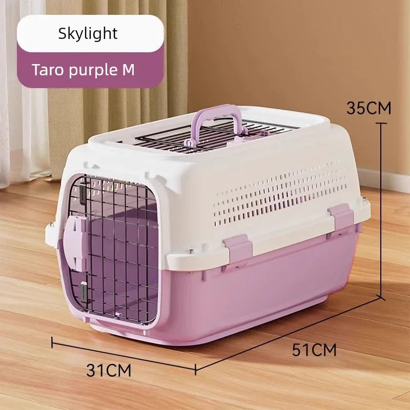 Portable Cat & Dog Flight Case Carrier - Dazzling Beauty Solution