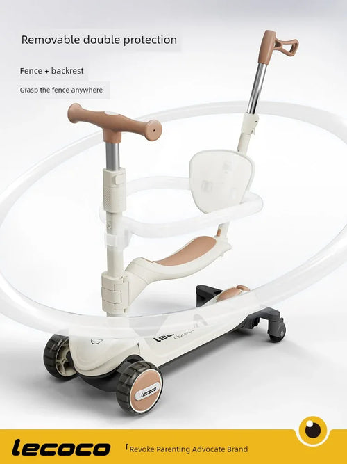 3-in-1 Kids Scooter & Ride-On for Ages 2-6 - Dazzling Beauty Solution