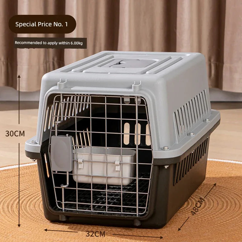 Portable Cat & Dog Flight Case Carrier - Dazzling Beauty Solution