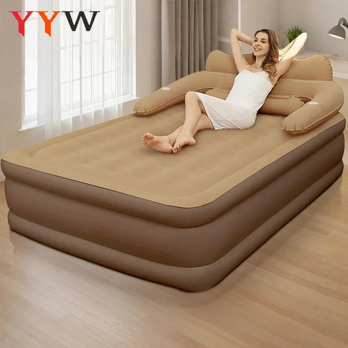 2-Person Inflatable Air Mattress – Folding Camping & Home Bed - Dazzling Beauty Solution