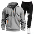Men's 2-Piece Hoodie & Jogger Set - Long Sleeve Pullover Tracksuit