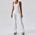 Solid Yoga Jumpsuit – Sleek, Supportive, & Sculpting - Dazzling Beauty Solution