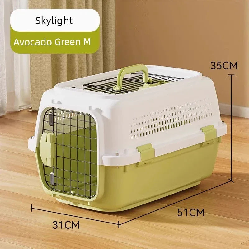Portable Cat & Dog Flight Case Carrier - Dazzling Beauty Solution
