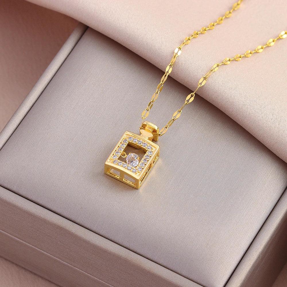 Sweet Sexy Beating Heart Pendant Necklace – Stainless Steel Luxury Jewelry - Dazzling Beauty Solution