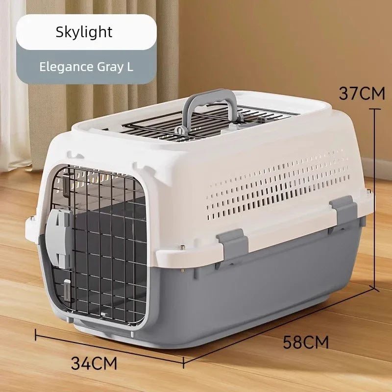 Portable Cat & Dog Flight Case Carrier - Dazzling Beauty Solution