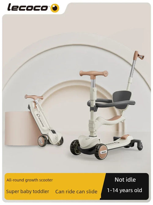 3-in-1 Kids Scooter & Ride-On for Ages 2-6 - Dazzling Beauty Solution