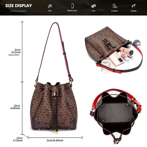 2024 Women's Drawstring Bucket Bag - Dazzling Beauty Solution