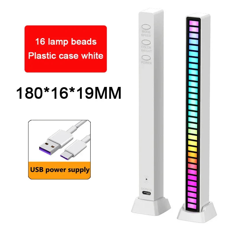 RGB Music Rhythm LED Light – Sound Reactive with App Control - Dazzling Beauty Solution