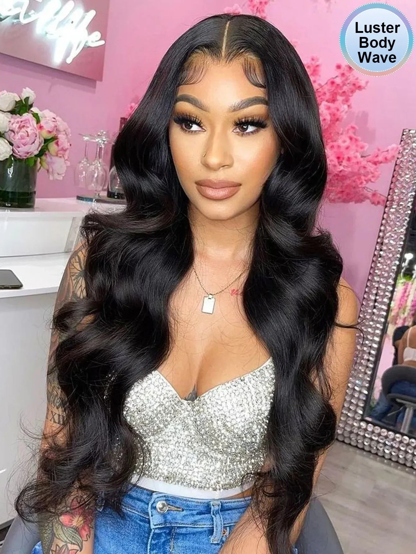 HD Lace Front Wig – Natural Body Wave Brazilian Human Hair - Dazzling Beauty Solution