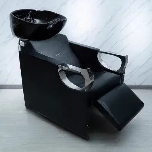Space-Saving Semi Reclining Shampoo Chair - Dazzling Beauty Solution