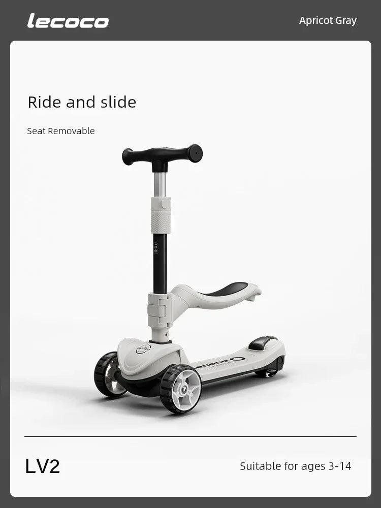 3-in-1 Kids Scooter & Ride-On for Ages 2-6 - Dazzling Beauty Solution