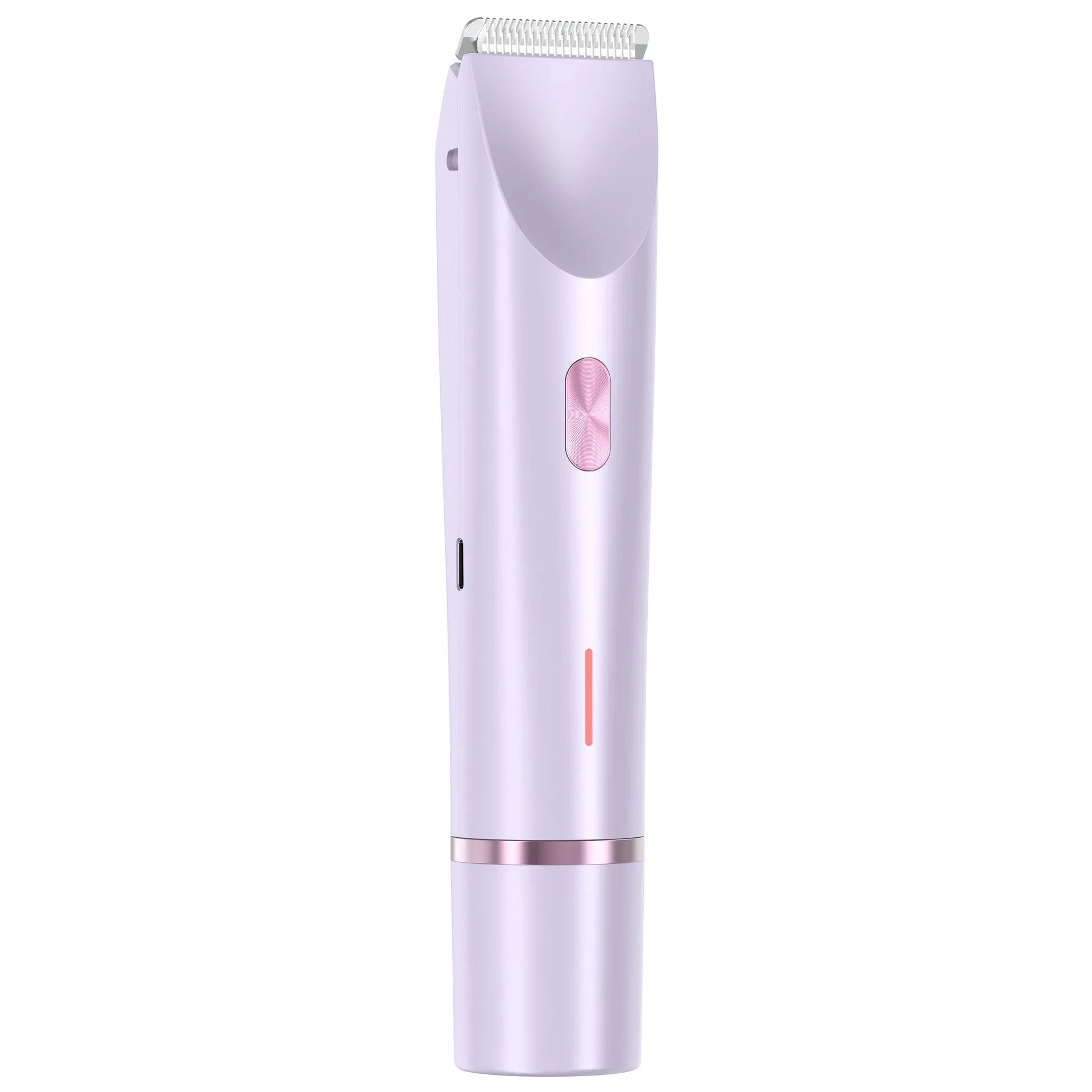 2-in-1 Rechargeable Women’s Electric Shaver – Bikini & Facial Trimmer, Wet/Dry, Low Noise (Type-C, Portable) - Dazzling Beauty Solution