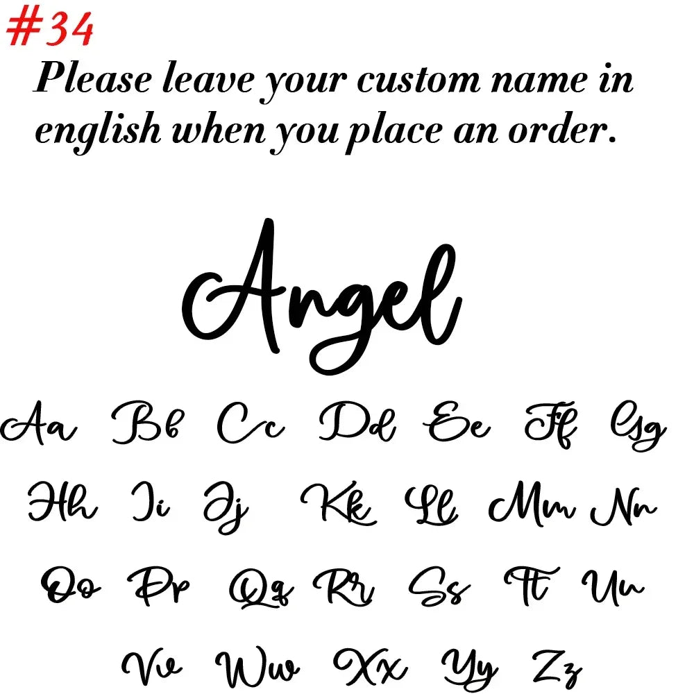 Personalized Stainless Steel Name Necklace – Custom Jewelry - Dazzling Beauty Solution