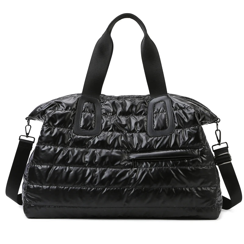 Waterproof Gym & Swimming Bag | Dry & Wet Separation | Yoga, Fitness & Travel | Silver & Black