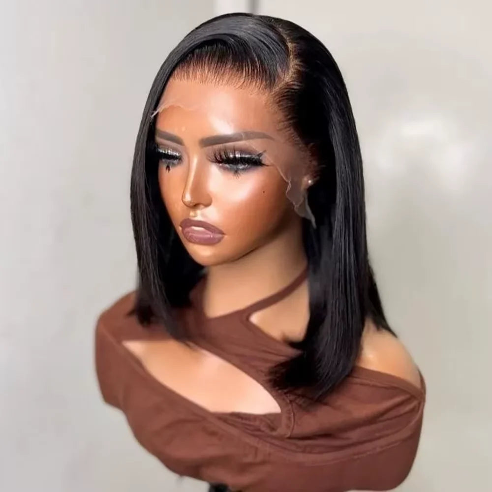 Colorful Lace Front Bob Wig - 13x4 Brazilian Human Hair Wig