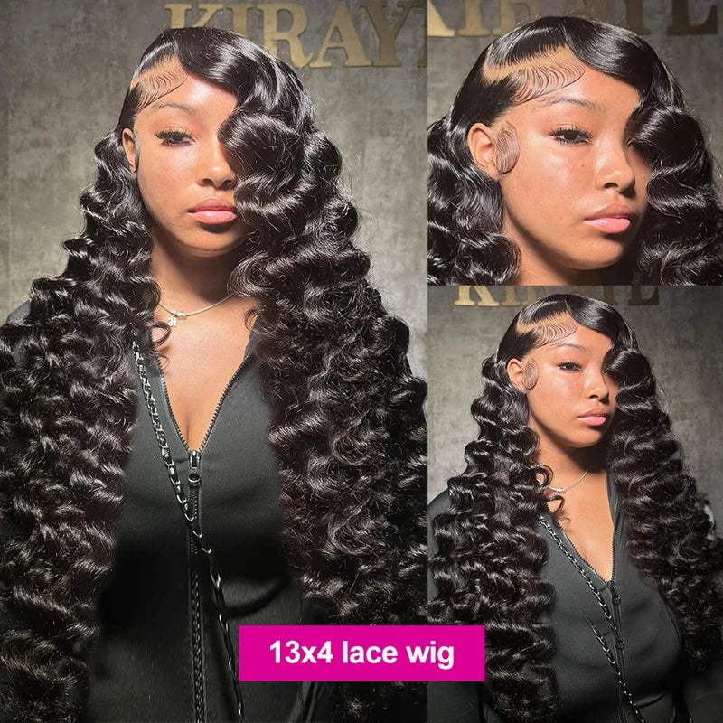 Brazilian Loose Deep Wave HD Lace Front Wig | 100% Human Hair | 13x4, 13x6 & 5x5 | 16–42 Inches