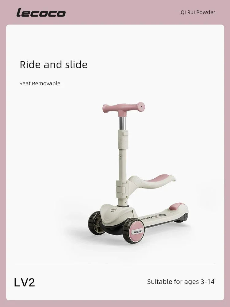 3-in-1 Kids Scooter & Ride-On for Ages 2-6 - Dazzling Beauty Solution