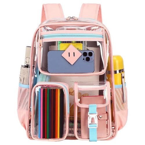Transparent Backpack for Kids – Waterproof School Bag - Dazzling Beauty Solution