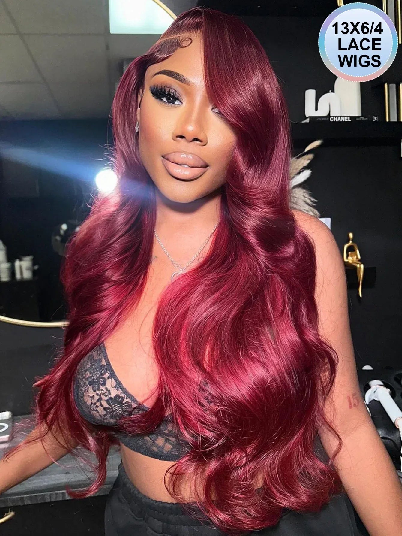 HD Lace Front Wig – Natural Body Wave Brazilian Human Hair - Dazzling Beauty Solution