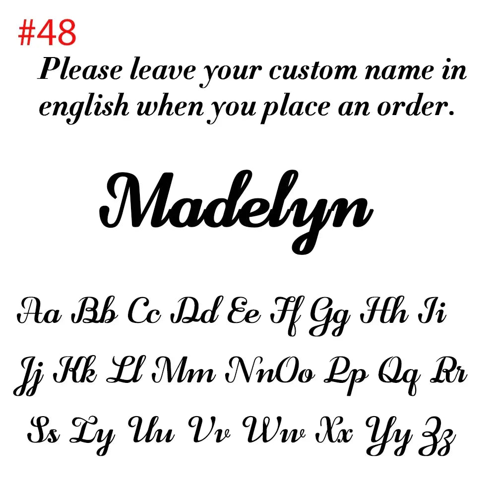 Personalized Stainless Steel Name Necklace – Custom Jewelry - Dazzling Beauty Solution