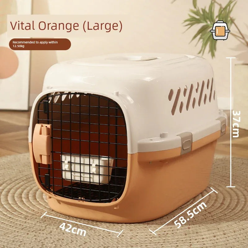 Portable Cat Flight Case & Dog Carrier - Dazzling Beauty Solution