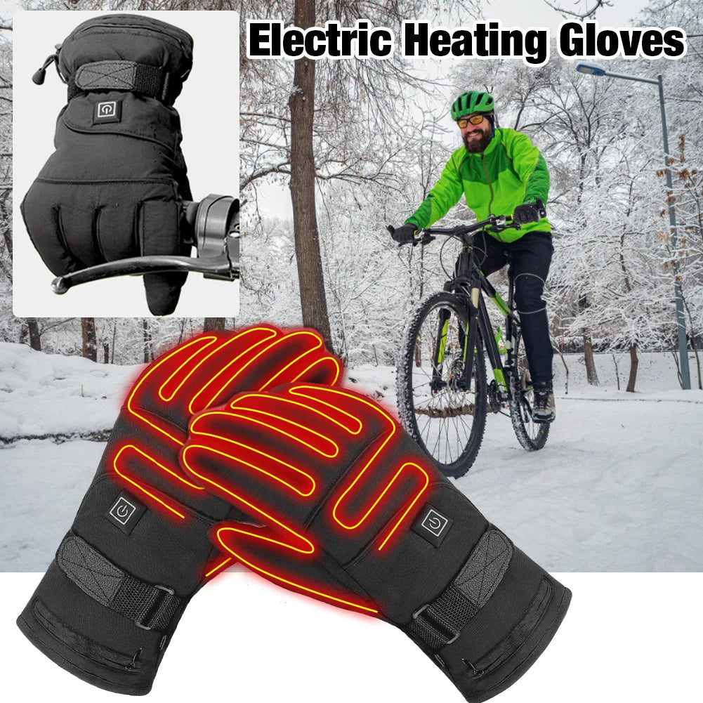 Winter Electric Heated Gloves Motorcycle Touch Screen Gloves - Dazzling Beauty Solution