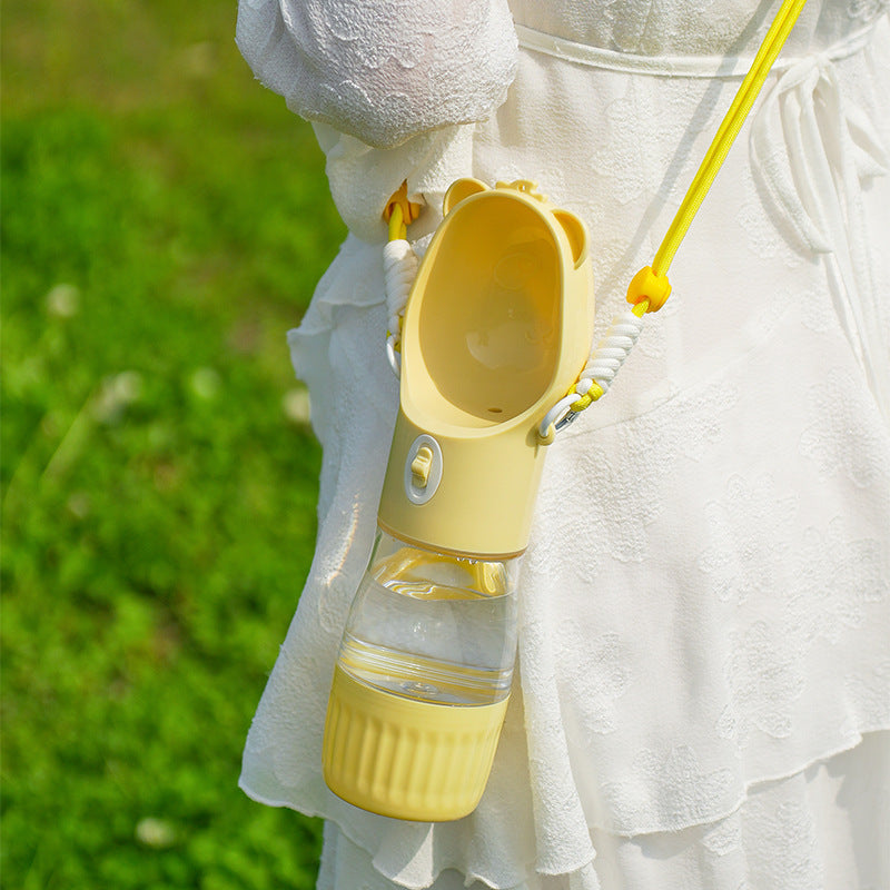 2-in-1 Portable Dog Water Bottle & Food Container – Leak-Proof Pet Feeder for Dogs & Cats - Dazzling Beauty Solution