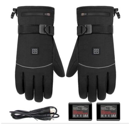 Winter Electric Heated Gloves Motorcycle Touch Screen Gloves - Dazzling Beauty Solution