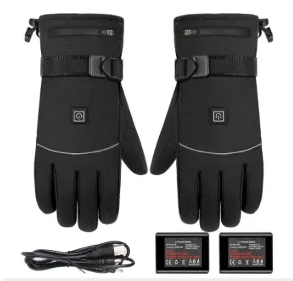 Winter Electric Heated Gloves Motorcycle Touch Screen Gloves - Dazzling Beauty Solution