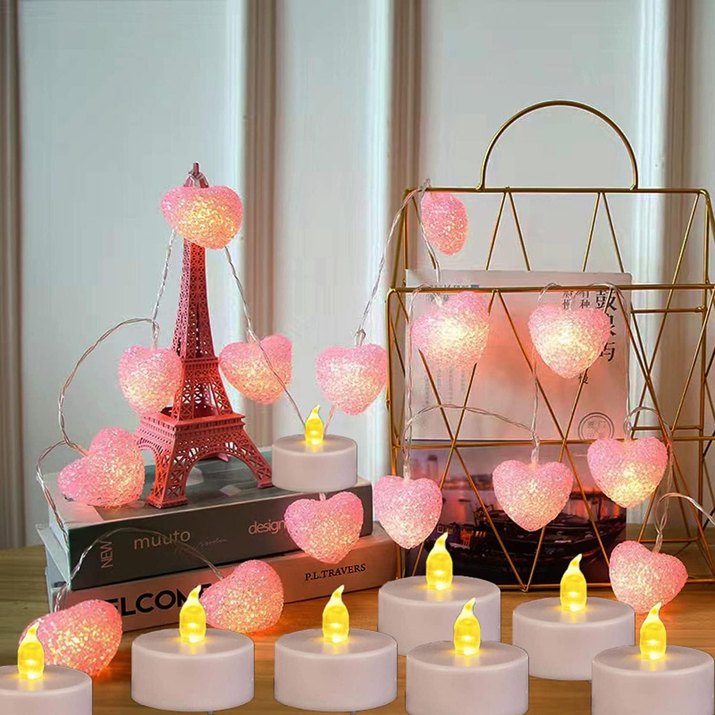 150PACK Flameless LED Tea Lights, Warm Yellow, 200 Hours Battery-Powered, Ideal for Party, Wedding, Birthday, Home Decoration