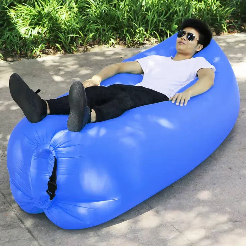 Waterproof Inflatable Air Sofa – Portable Outdoor Sleeping Lounger - Dazzling Beauty Solution