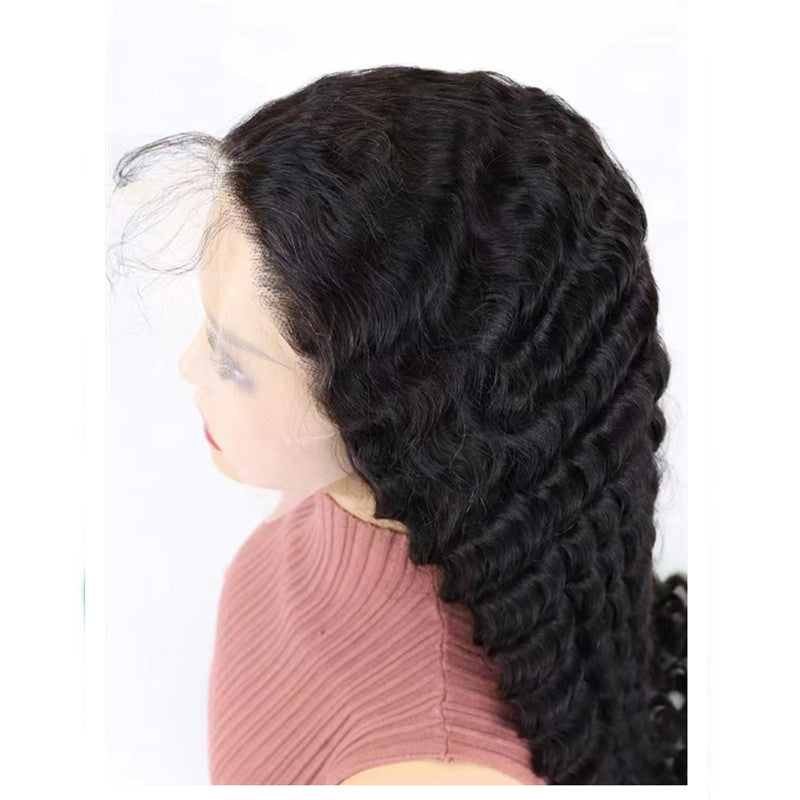13x4 Hand-Tied Human Hair Lace Wig – Natural Look & Dyeable - Dazzling Beauty Solution