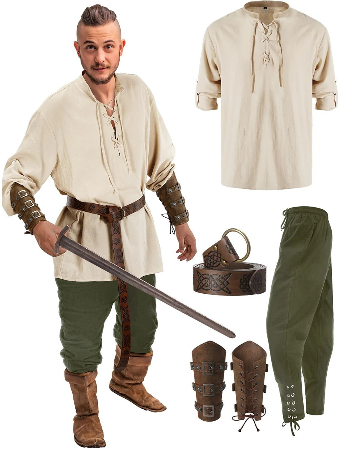 Halloween Men's Renaissance Costume - Dazzling Beauty Solution