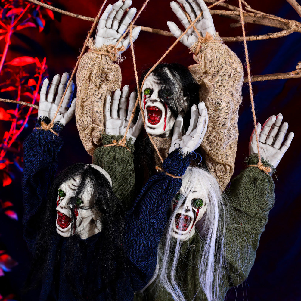 Halloween Decoration Hanging Ghost Haunted House Secret Room Layout Props - Dazzling Beauty Solution