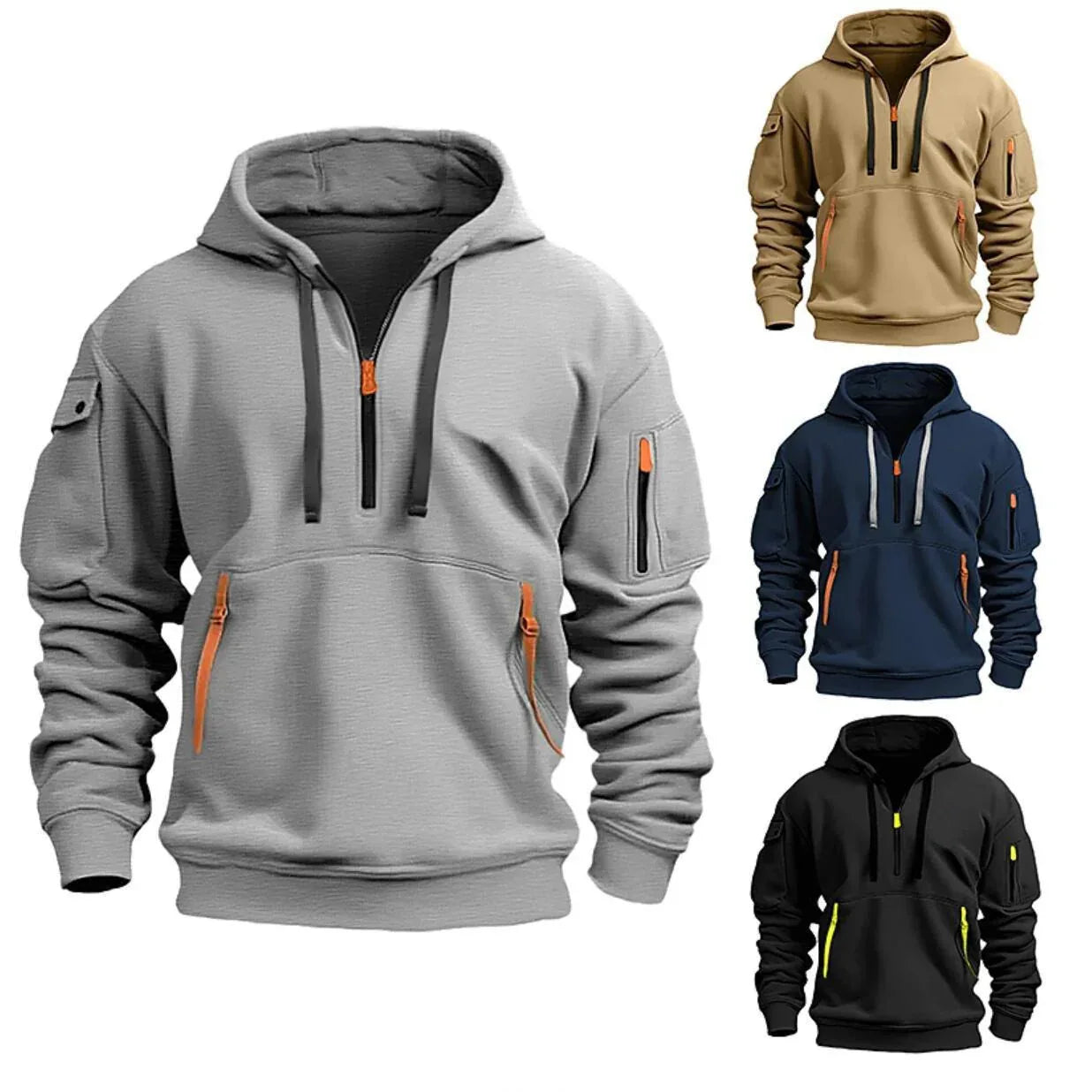 Unisex Dropped Shoulder Hooded Sweatshirt – Plus Size Loose Fit Pullover - Dazzling Beauty Solution
