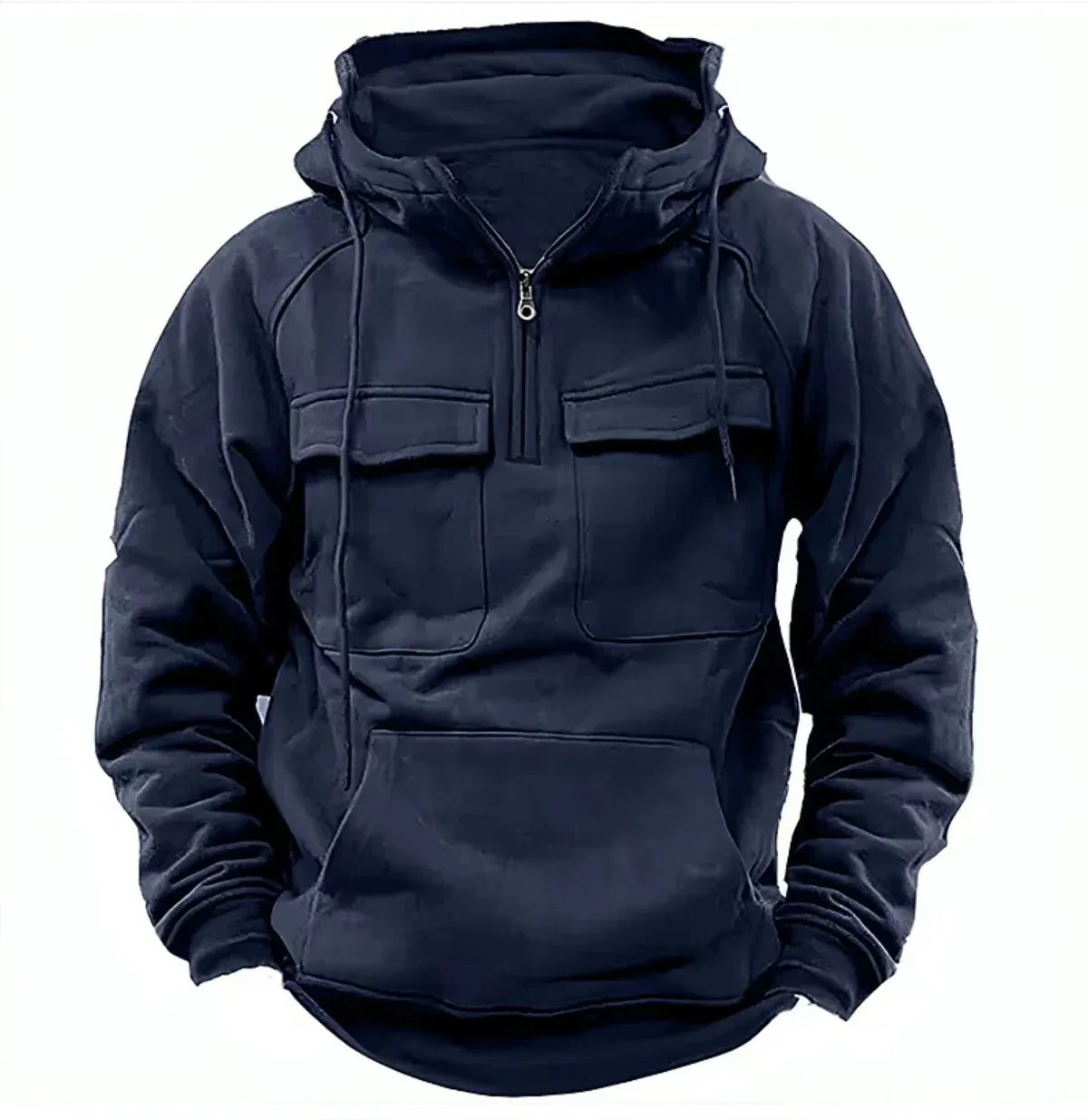 Men's Zip-up Hoodies Sweatshirt With Drawstring And Pocket Design Fashion Casual Sports Sweatshirt - Dazzling Beauty Solution