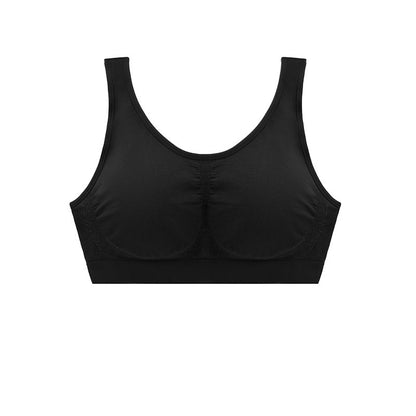 Large Size Seamless Vest Bra – Solid Color Lightweight Support - Dazzling Beauty Solution