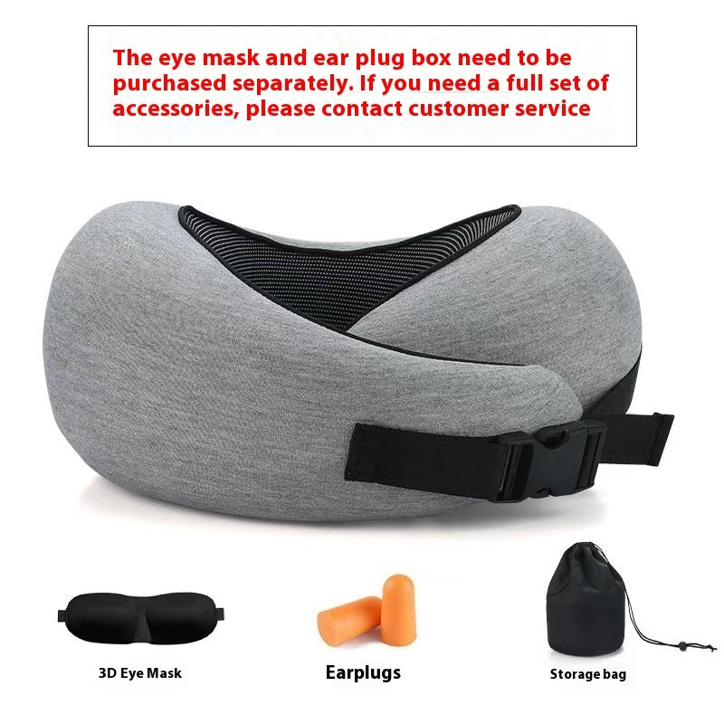 Snail U-Shaped Memory Foam Travel Pillow – 360° Neck Support - Dazzling Beauty Solution