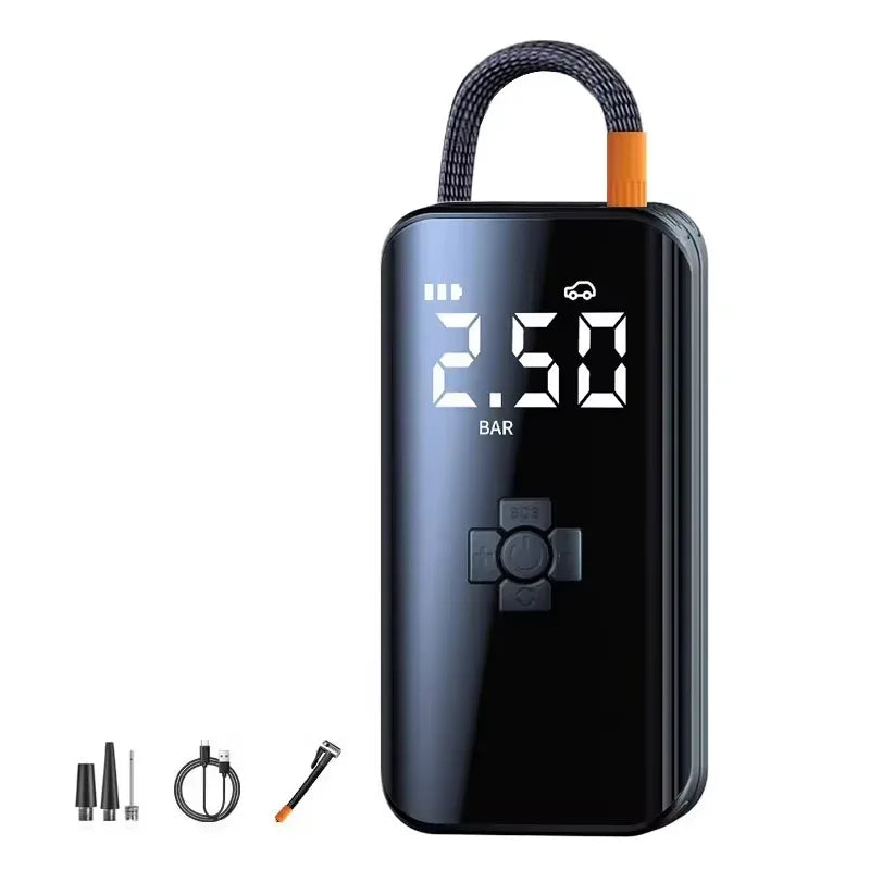 Wireless Tire Inflator – 150PSI, 5 Modes, LED & Auto Stop - Dazzling Beauty Solution
