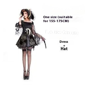 Halloween Costume – Polyester Party Outfit (One Size & XL) - Dazzling Beauty Solution