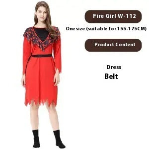 Halloween Costume – Polyester Party Outfit (One Size & XL) - Dazzling Beauty Solution