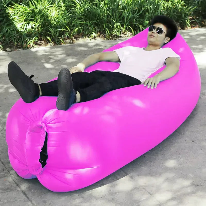 Waterproof Inflatable Air Sofa – Portable Outdoor Sleeping Lounger - Dazzling Beauty Solution