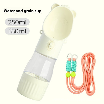 2-in-1 Portable Dog Water Bottle & Food Container – Leak-Proof Pet Feeder for Dogs & Cats - Dazzling Beauty Solution