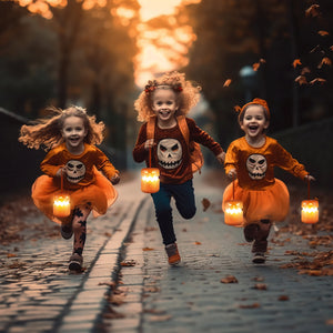 Halloween Pumpkin Foldable Night Lamp – Portable Small LED Light - Dazzling Beauty Solution